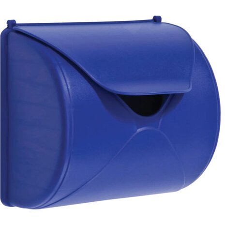 Brievenbus blauw 24,5x15x23,5 cm